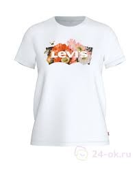Levis perfect tee floral bw fill